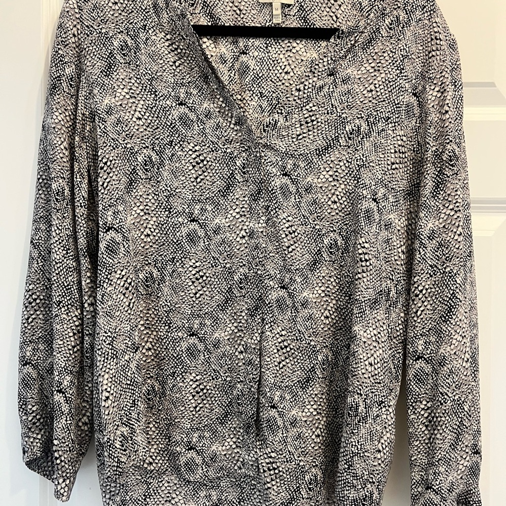 Joie Black and White Blouse